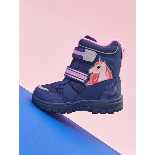 Sinsay - Botki - granatowy Sinsay 24 Sinsay