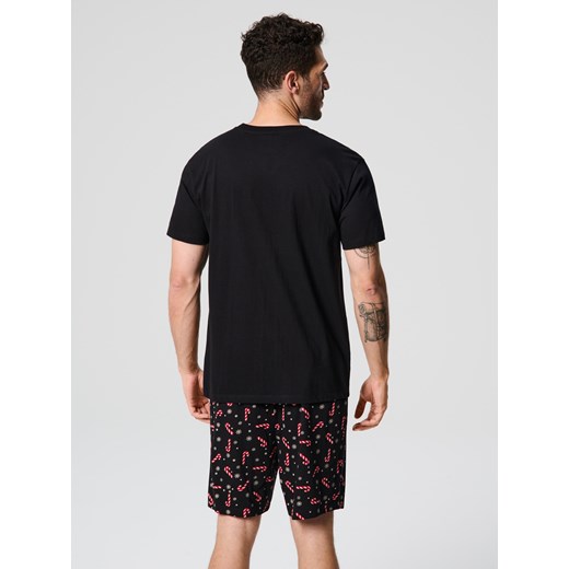 Sinsay - Piżama dwuczęściowa - czarny Sinsay L Sinsay