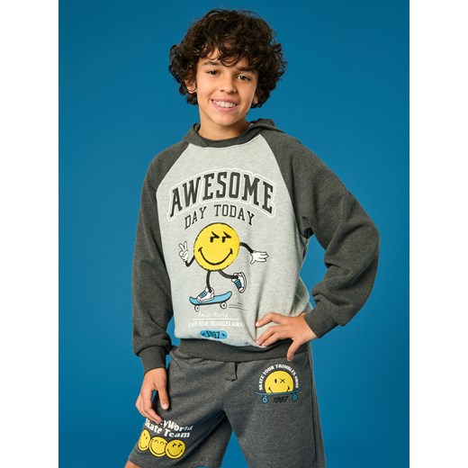 Sinsay - Bluza SmileyWorld® - szary Sinsay 146 Sinsay