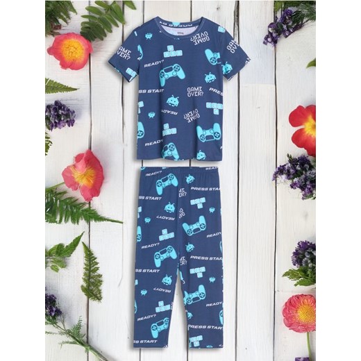 Sinsay - Piżama dwuczęściowa - granatowy ze sklepu Sinsay w kategorii Piżamy dziecięce - zdjęcie 176463964