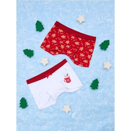 Sinsay - Majtki 2 pack - wielobarwny ze sklepu Sinsay w kategorii Majtki dziecięce - zdjęcie 176464111