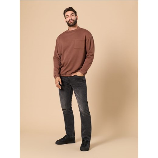 Sinsay - Bluza - brązowy ze sklepu Sinsay w kategorii Bluzy męskie - zdjęcie 176464742