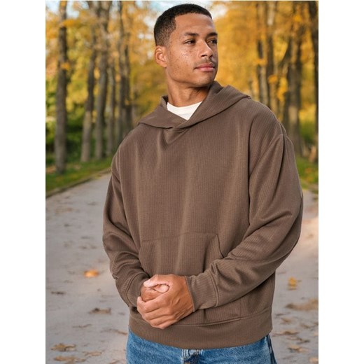 Sinsay - Bluza z kapturem - khaki ze sklepu Sinsay w kategorii Bluzy męskie - zdjęcie 176464792