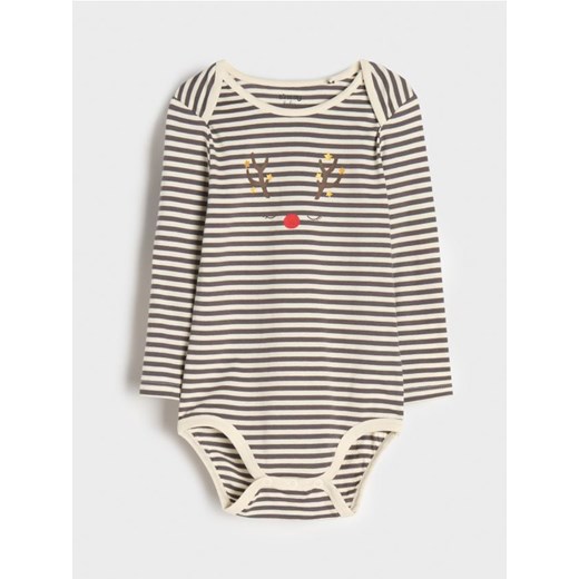 Sinsay - Body - kremowy ze sklepu Sinsay w kategorii Body niemowlęce - zdjęcie 176465430