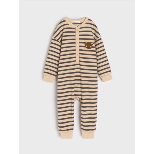 Sinsay - Pajacyk - beżowy Sinsay 62 Sinsay