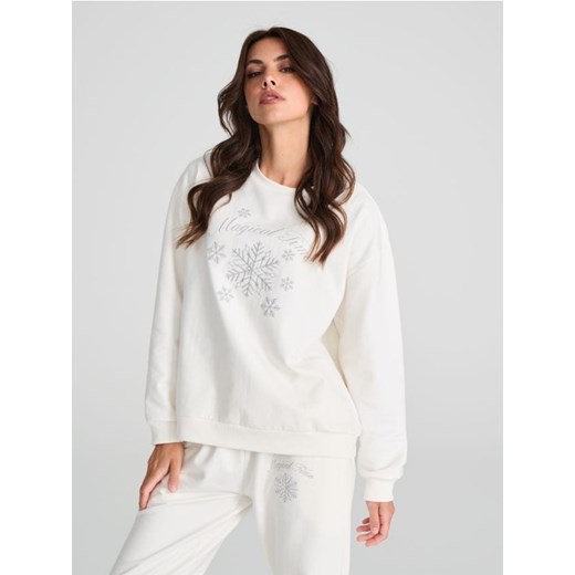 Sinsay - Bluza - kremowy ze sklepu Sinsay w kategorii Bluzy damskie - zdjęcie 176466121
