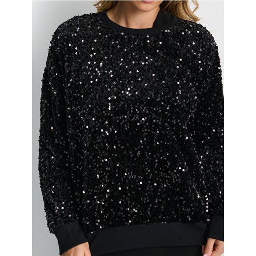 Sinsay - Bluza z cekinami - czarny ze sklepu Sinsay w kategorii Bluzy damskie - zdjęcie 176466122