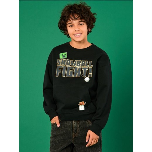 Sinsay - Bluza Minecraft - czarny ze sklepu Sinsay w kategorii Bluzy chłopięce - zdjęcie 176466171