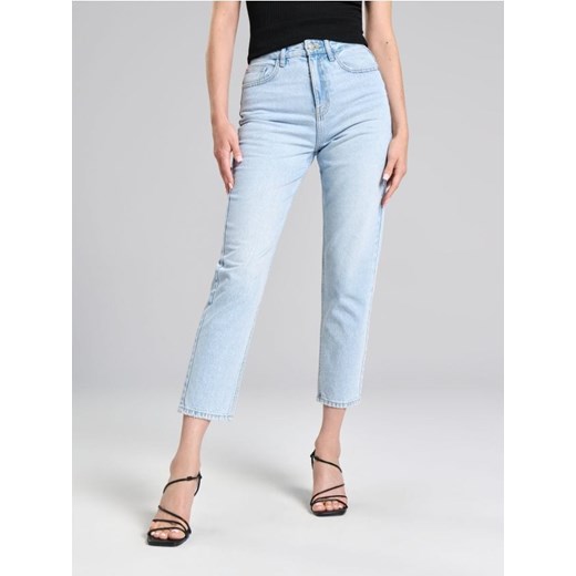 Sinsay - Jeansy mom fit - niebieski ze sklepu Sinsay w kategorii Jeansy damskie - zdjęcie 176466511