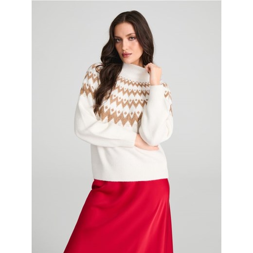 Sinsay - Sweter - kremowy ze sklepu Sinsay w kategorii Swetry damskie - zdjęcie 176466640