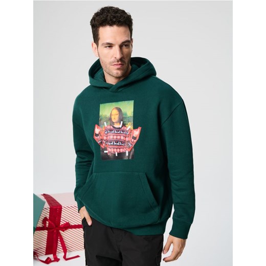 Sinsay - Bluza świąteczna - zielony ze sklepu Sinsay w kategorii Bluzy męskie - zdjęcie 176466681