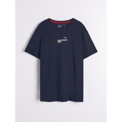 Sinsay - Koszulka - granatowy Sinsay 3XL Sinsay