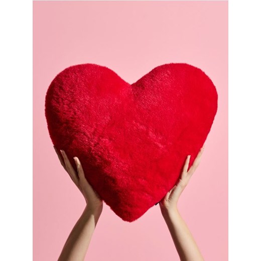 Sinsay - Poduszka serce - czerwony ze sklepu Sinsay w kategorii Poduszki dekoracyjne - zdjęcie 176467172