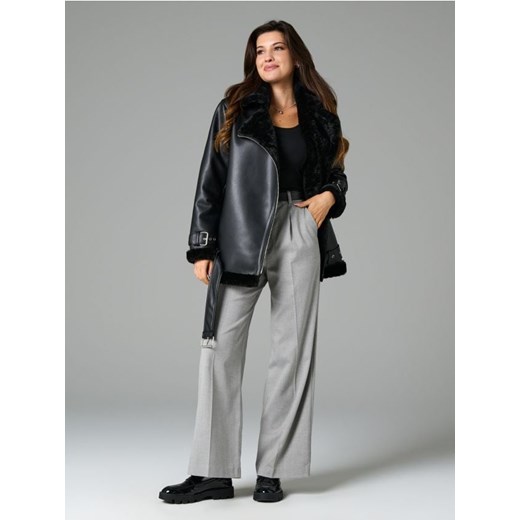 Sinsay - Spodnie wide leg - szary Sinsay XXS Sinsay