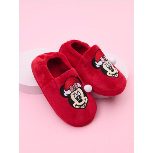 Sinsay - Kapcie Minnie Mouse - czerwony ze sklepu Sinsay w kategorii Kapcie dziecięce - zdjęcie 176467511