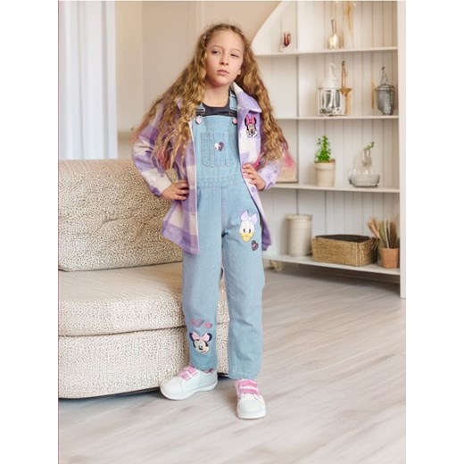 Sinsay - Kurtka koszulowa z Myszką Minnie - fioletowy ze sklepu Sinsay w kategorii Kurtki dziewczęce - zdjęcie 176467854