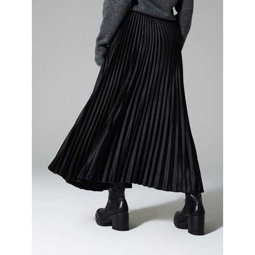 Sinsay - Spódnica maxi - czarny Sinsay S Sinsay