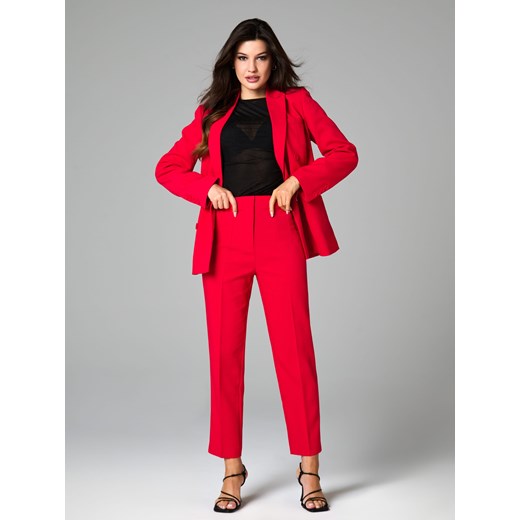 Sinsay - Spodnie cygaretki - pomarańczowy Sinsay S Sinsay