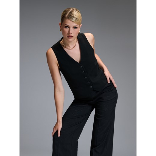 Sinsay - Spodnie - czarny Sinsay XL Sinsay