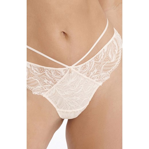 Esotiq stringi koronkowe ecru Insoley 40908-02X, Kolor ecru, Rozmiar L, Esotiq Esotiq L Intymna