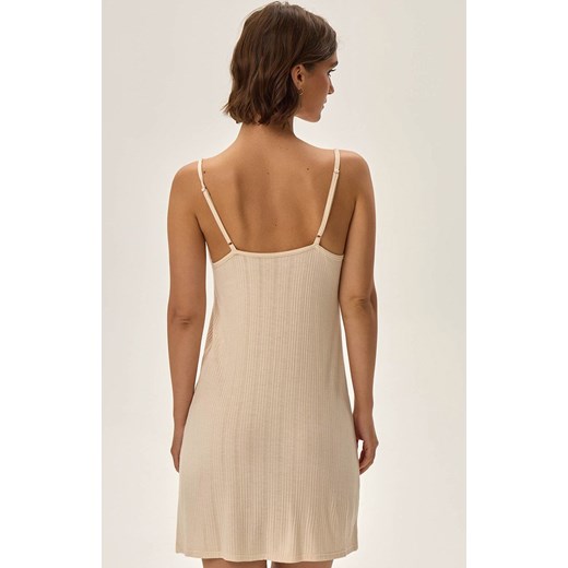 Esotiq damska koszula nocna Pf Jenius 42193-08X, Kolor beżowy, Rozmiar L, Esotiq ze sklepu Intymna w kategorii Koszule nocne - zdjęcie 176470472