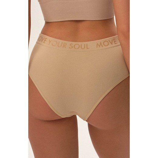 Henderson bezszwowe figi z wysokim stanem Fleen 41965-08X, Kolor beżowy, Rozmiar M, Henderson ze sklepu Intymna w kategorii Majtki damskie - zdjęcie 176470763