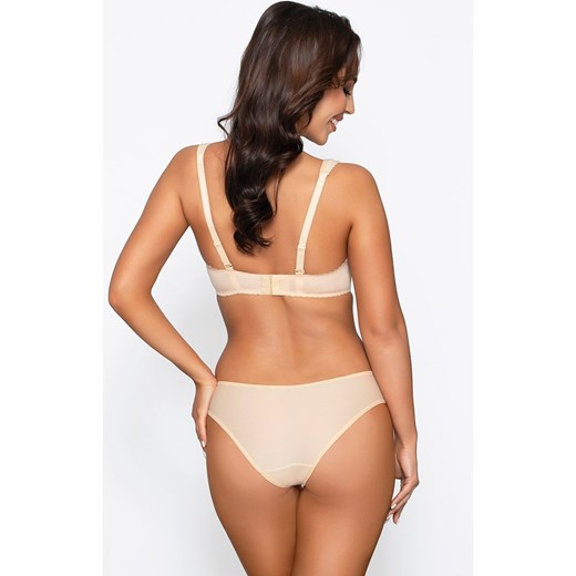 Beżowy biustonosz push-up Sylvie, Kolor beżowy, Rozmiar 65C, PariPari Lingerie ze sklepu Intymna w kategorii Biustonosze - zdjęcie 176471404