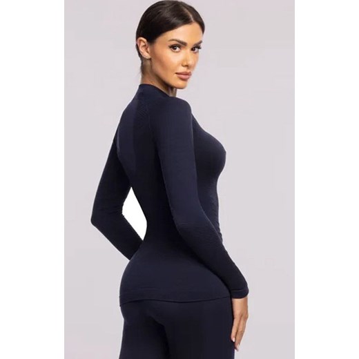Damska bluzka termoaktywna granatowa Play, Kolor granatowy, Rozmiar L, Spaio ze sklepu Intymna w kategorii Bluzki damskie - zdjęcie 176471450