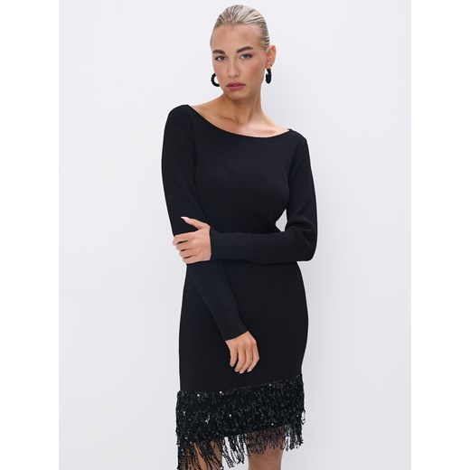 Mohito - Czarna sukienka mini - czarny Mohito XL Mohito