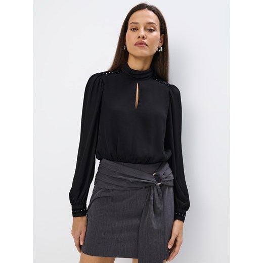 Mohito - Elegancka bluzka - czarny ze sklepu Mohito w kategorii Bluzki damskie - zdjęcie 176474812