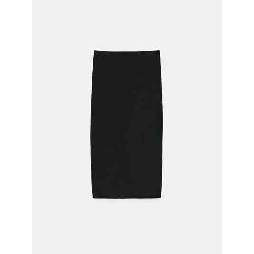 Mohito - Dzianinowa czarna spódnica midi - czarny Mohito XL Mohito