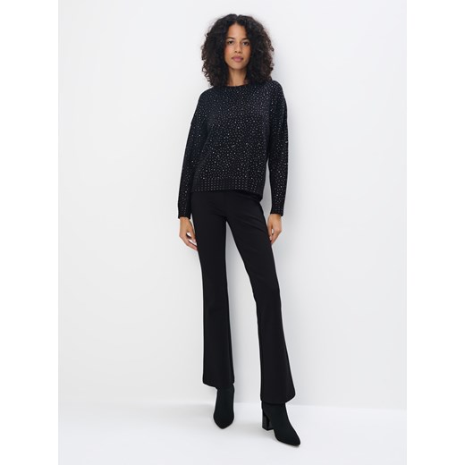 Mohito - Sweter z ozdobnymi dżetami - czarny Mohito S Mohito