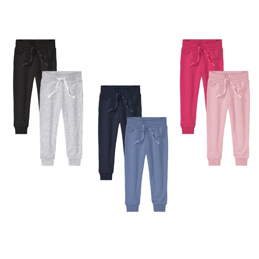 lupilu® Spodnie dresowe dziewczęce, 2 pary Lupilu® 110/116 LIDL Sklep