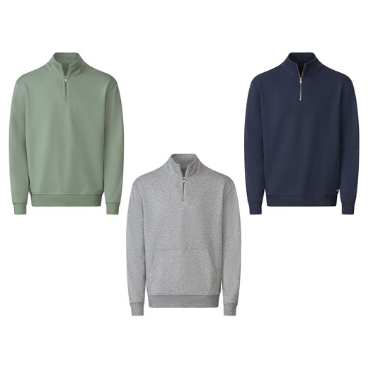 LIVERGY® Sweter troyer męska z zamkiem błyskawicznym Livergy® S (44/46) LIDL Sklep