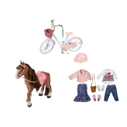 Playtive Akcesoria dla lalek, pasują do lalki Julia, 1 zestaw Playtive One Size LIDL Sklep