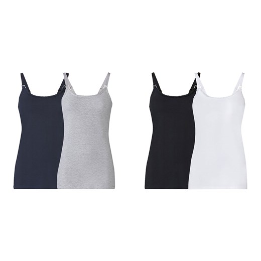 esmara® Top do karmienia z bawełny, 2 sztuki Esmara® M (40/42) LIDL Sklep