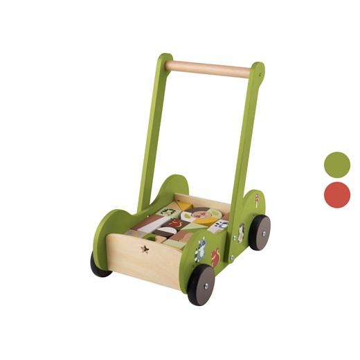 Playtive Pchacz z drewna z 30 drewnianymi klockami Playtive One Size LIDL Sklep