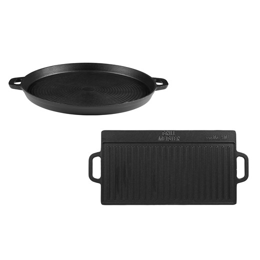 GRILLMEISTER Żeliwna płyta grillowa / patelnia do grillowania One Size LIDL Sklep