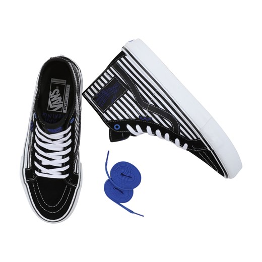 VANS Sneakersy damskie / męskie (Paski/czarny/biały, 44.5) Vans LIDL Sklep