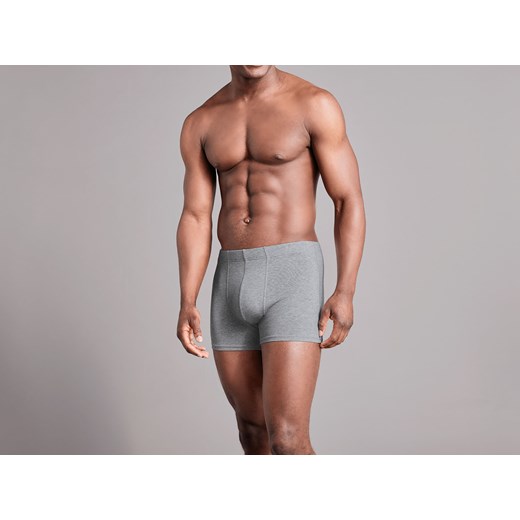 LIVERGY® Majtki bokserki męskie z bawełny organicznej, 3 pary (Szary, 6/L) Livergy® LIDL Sklep