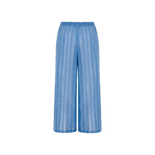 esmara® Koronkowe spodnie damskie z szerokimi nogawkami (Niebieski, S (36-38)) Esmara® LIDL Sklep