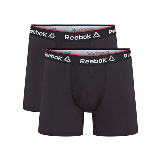Reebok Bokserki męskie, 2 pary (XL, Czarny) Reebok LIDL Sklep