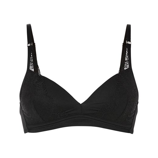 esmara® Biustonosz braletka z koronką i miseczkami push-up (M (40/42), Czarny) Esmara® LIDL Sklep