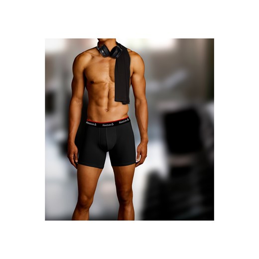 Reebok Bokserki męskie, 2 pary (XL, Czarny) Reebok LIDL Sklep
