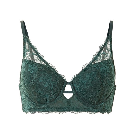 esmara® Biustonosz damski z fiszbinami i koronką (80C, Zielony) Esmara® LIDL Sklep