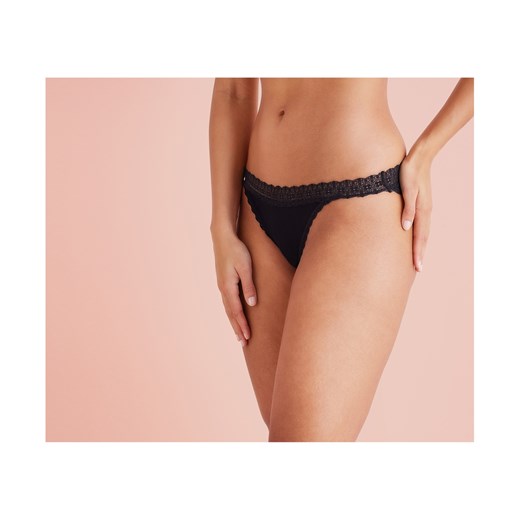esmara® Figi damskie z koronką, 5 par (XS (32/34), Czarny) Esmara® LIDL Sklep