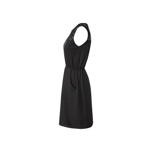 esmara® Damska sukienka z szydełkowaną koronką, z bawełną (Czarny, XS (32/34)) Esmara® LIDL Sklep