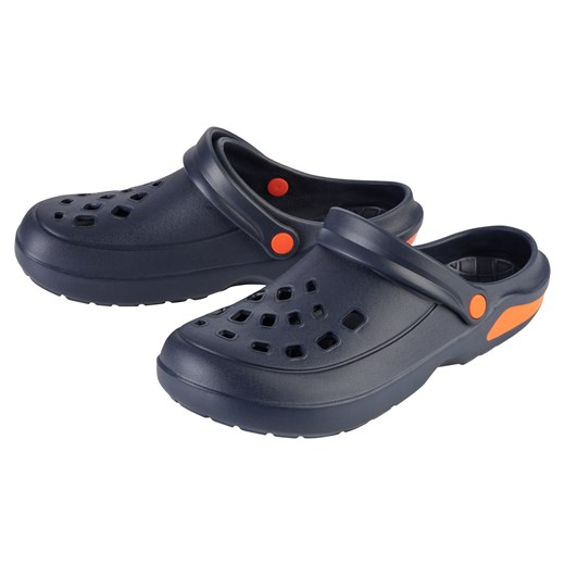 LIVERGY® Chodaki męskie z przekładanym paskiem na piętę (42/43, Granatowy) Livergy® LIDL Sklep