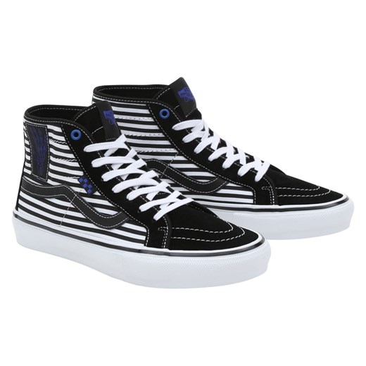 VANS Sneakersy damskie / męskie (Paski/czarny/biały, 44.5) Vans LIDL Sklep