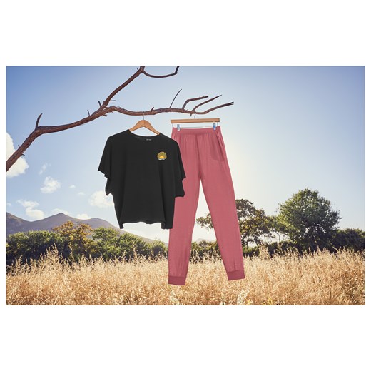 esmara® T-shirt damski z nadrukiem (Czarny, S (36/38)) Esmara® LIDL Sklep